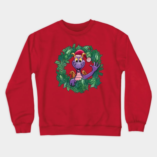 Holiday with Figment Crewneck Sweatshirt by sketchcot